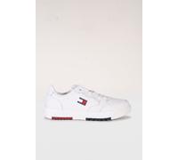 Tommy Jeans Uomo Sneakers con Suola Preformata Retro Essential Scarpe, Bianco (White), 42