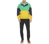 Tommy Hilfiger Retro Lightweight Taslan Hooded Popover Water Resistant Windbreaker Jacket Giacca a vento Uomo