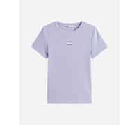 Tommy Hilfiger Rib Badge W - T-shirt - Donna - Lilla M