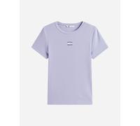 Tommy Hilfiger Rib Badge W - T-shirt - Donna - Lilla S