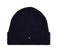 Tommy Hilfiger - Ribbed Beanie - - Accessories - Uomo - Blu - ONE SIZE
