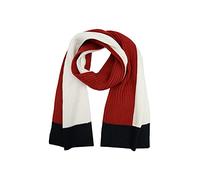 Tommy Hilfiger Righe Sciarpa da Uomo, Bandiera Bianca, Taglia Unica