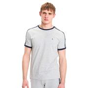 Tommy Hilfiger Rn Tee Ss Um0um00562, Magliette a maniche corte Uomo, Grigio (Grey Heather), L