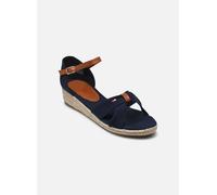 Tommy Hilfiger - ROPE WEDGE SANDAL BLUE Blu - Scarpe di corda 33 Blu