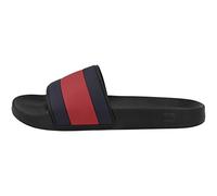 Tommy Hilfiger Rubber Th Flag Pool Slide Fm0fm04263, Ciabatta Uomo, Nero (Black), 41 EU