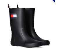 Tommy Hilfiger Rudy Old, Rain Boot, Nero, 39 EU
