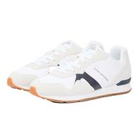 Tommy Hilfiger Runner Uomo Icon Mix Fm0fm05679 Basso Top, White, 44 EU