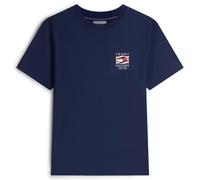 Tommy Hilfiger RWB Box Flag Regular TEEMW0MW43390 S/S Maglietta da Uomo, Blu, M