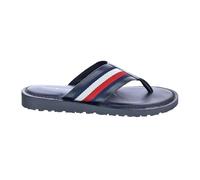 Tommy Hilfiger Sandali da Uomo Core Hilfiger Toe Post Fm0fm05011, Black, 40 EU