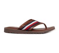 Tommy Hilfiger Sandali da Uomo Core Hilfiger Toe Post Fm0fm05011, Marrone Cognac Inverno, 40 EU