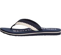 Tommy Hilfiger Sandali estivi da donna Th Crochet FW0FW09417 infradito, blu, 4