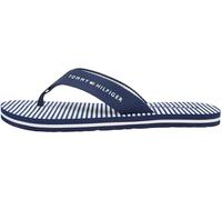 Tommy Hilfiger TH Ithaca Stripe Summer Sandal Fw0fw09192, Infradito Donna, Blue (Preppy Navy), 37 EU