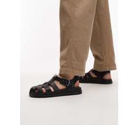 Tommy Hilfiger - Sandali stile pescatore neri-Nero 46