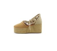 Tommy Hilfiger - Sandali Zeppa con Dettaglio Corda di Lino - - Shoes - Donna - Marrone - 38 EU