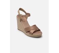 Tommy Hilfiger - SATIN HIGH WEDGE ESP Beige - Scarpe di corda 38 Beige