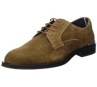 Tommy Hilfiger Scarpa Derby Uomo Core Suede in Pelle Scamosciata, Marrone (Desert Khaki), 44 EU