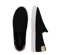 Tommy Hilfiger Donna Sneakers Vulcanizzate Canvas Slip-On da Infilare, Nero (Black), 41 EU