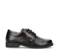 Tommy Hilfiger Scarpe Stringate con Finitura Liscia, Samir, Nero
