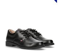 Tommy Hilfiger Scarpe Stringate con Finitura Liscia, Samir, Nero