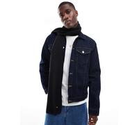 Tommy Hilfiger - Sciarpa in cotone premium nera-Nero One Size