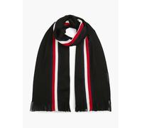 Tommy Hilfiger Sciarpa Tommy Hilfiger Global A righe in misto lana onesize Nero