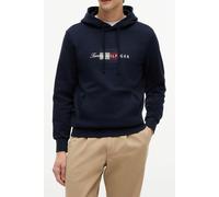 Tommy Hilfiger - Felpa con cappuccio Script Flag - - Sweatshirts & Hoodies - Uomo - Blu - M