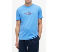 Tommy Hilfiger Script Flag Regular Tee Blue Spell Taglia: M | T-shirt stampate Outlet | Uomo | Blu