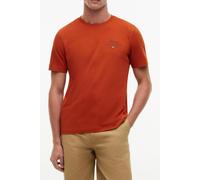 Tommy Hilfiger Script Stack Regular Rusty Ochre Taglia: M | Magliette basic Outlet | Uomo | Marrone