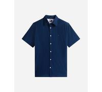 Tommy Hilfiger Seersucker M - Camicia - Uomo - Blu Navy M