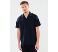 Tommy Hilfiger - Seersucker Solid Shi Blu - Abbigliamento M Blu
