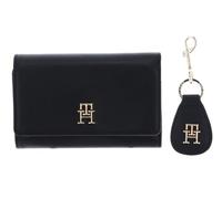 Tommy Hilfiger Set regalo con Portafoglio medio e portachiavi TOMMY HILFIGER TH GP MED FLAP W BILL Portafoglio Modello Trifold con tascha interna con zip Placchetta con monogramma TH sul davanti Dime