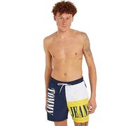Tommy Hilfiger Sf Medium Drawstring 753, Uomo, Twilight Navy/ White/ Yellow, M