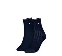 Tommy Hilfiger Shine Calzini Corti, Navy, 3-5 Donna
