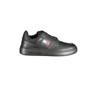 Tommy Hilfiger, ,Shoes ,Donna ,Nero ,38 EU Sneaker in Poliestere Nero con Lacci