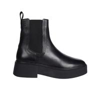 Tommy Hilfiger, ,Shoes ,Donna ,Nero ,40 EU Stivaletti Chelsea con Logotape