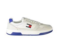 Tommy Hilfiger, ,Shoes ,Uomo ,Bianco ,43 EU Sneakers sportive bianche con dettagli blu