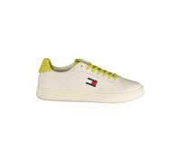 Tommy Hilfiger, ,Shoes ,Uomo ,Bianco ,43 EU Tommy Hilfiger White Polyurethane Men's Sneaker