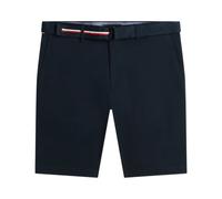 Tommy Hilfiger, ,Shorts ,Uomo ,Blu ,W36 Denton Belted Twill Slim 9.5 Inseam Shorts
