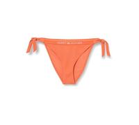 Tommy Hilfiger Side Tie Bikini UW0UW05260 Nodo Laterale, Rosso (Mosaic Vermillion), XS Donna