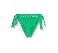 Tommy Hilfiger Side Tie Cheeky Bikini Uw0Uw04497, Bikini con Lacci Laterali, Donna, Verde (Radiant Green), XS