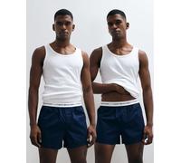 Tommy Hilfiger - Signature Cotton - Confezione da 2 boxer blu navy 46