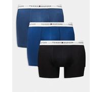 Tommy Hilfiger - Signature Cotton - Confezione da 3 boxer neri/blu-Multicolore 46