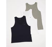 Tommy Hilfiger - Signature Cotton - Confezione da 3 canotte nero/bianco/kaki-Multi 48