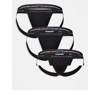 Tommy Hilfiger - Signature Cotton - Confezione da 3 sospensori neri-Nero 52