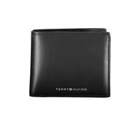Tommy Hilfiger Sleek Black Leather Wallet for the Modern Man