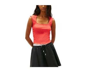 Tommy Hilfiger - Sleeveless Tops - - Tops - Donna - Rosso - L