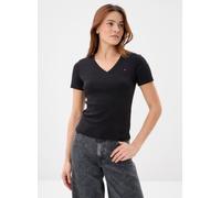 Tommy Hilfiger - Slim Cody V-Nk Ss Nero - Abbigliamento L Nero