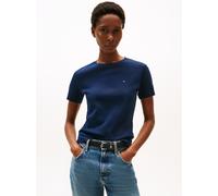Tommy Hilfiger - Slim Cody V-Nk Ss WW0WW40587C1G Blu - Abbigliamento L Blu