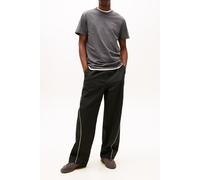 Tommy Hilfiger Slim Linear Chest Tee Washed Black Taglia: M | Magliette basic Outlet | Uomo | Nero