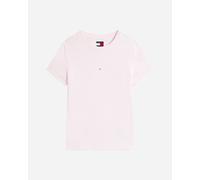 Tommy Hilfiger Slim Multi Linear W - T-shirt - Donna - Rosa XS